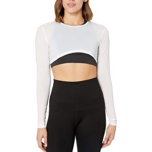 Sun Block Crop Top -Sunsense® 35 SPF -Jamie Sadock White